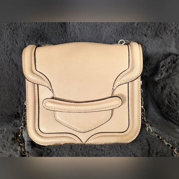 Alexander McQueen Mini Heroine Chain Leather Crossbody Bag